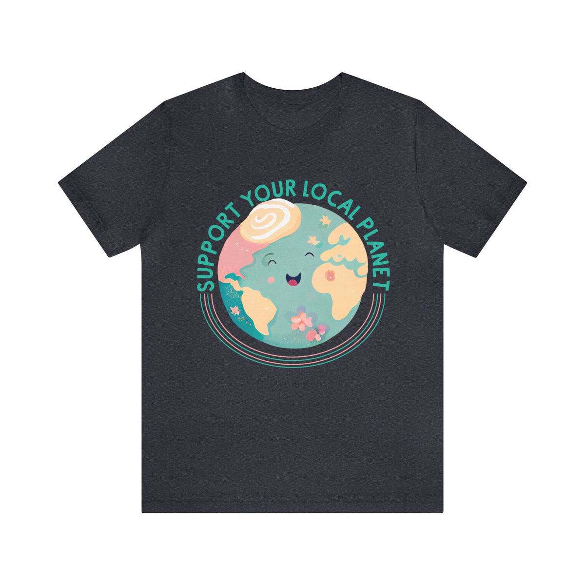 Support Your Local Planet Earth Day Shirt | Kawaii Style shirt | Nature Shirt | Gift For Her | Super Soft Shirt | Unisex Jersey T-shirt