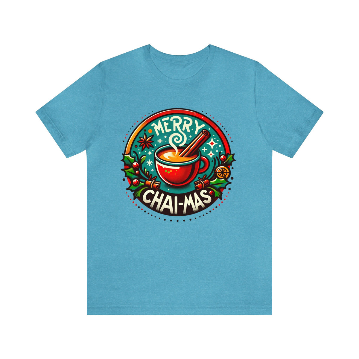 Merry Chai-mas Chai Lover Christmas Shirt | Chai Tea Gift | Christmas Chai | Unisex Jersey T-shirt
