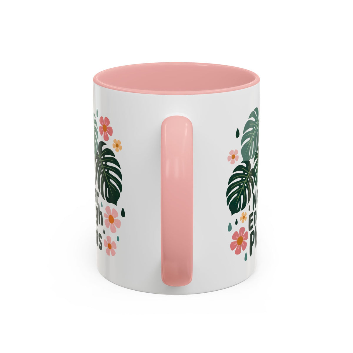 Never Enough Plants Monstera Plant Mom Mug | Plant Lover Gift | 11 oz Accent Coffee Cup