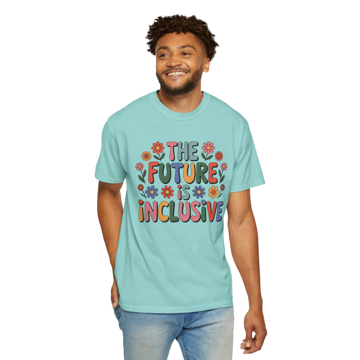 Future Is Inclusive Disability Rights Shirt | Disability Inclusion Shirt  | Unisex Garment-Dyed T-shirt