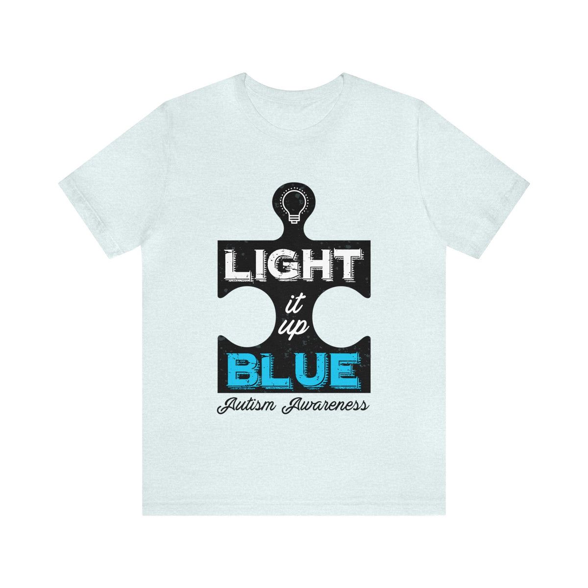 Light It Up Blue Autism Awareness Shirt | Autism Awareness Gift | Unisex Jersey T-shirt