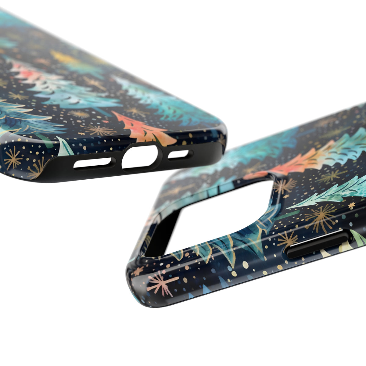 Christmas phone case iPhone 15 pro max | Christmas Tree iPhone 11 12 13 14 15 case | Tough Impact-resistant Phone Case