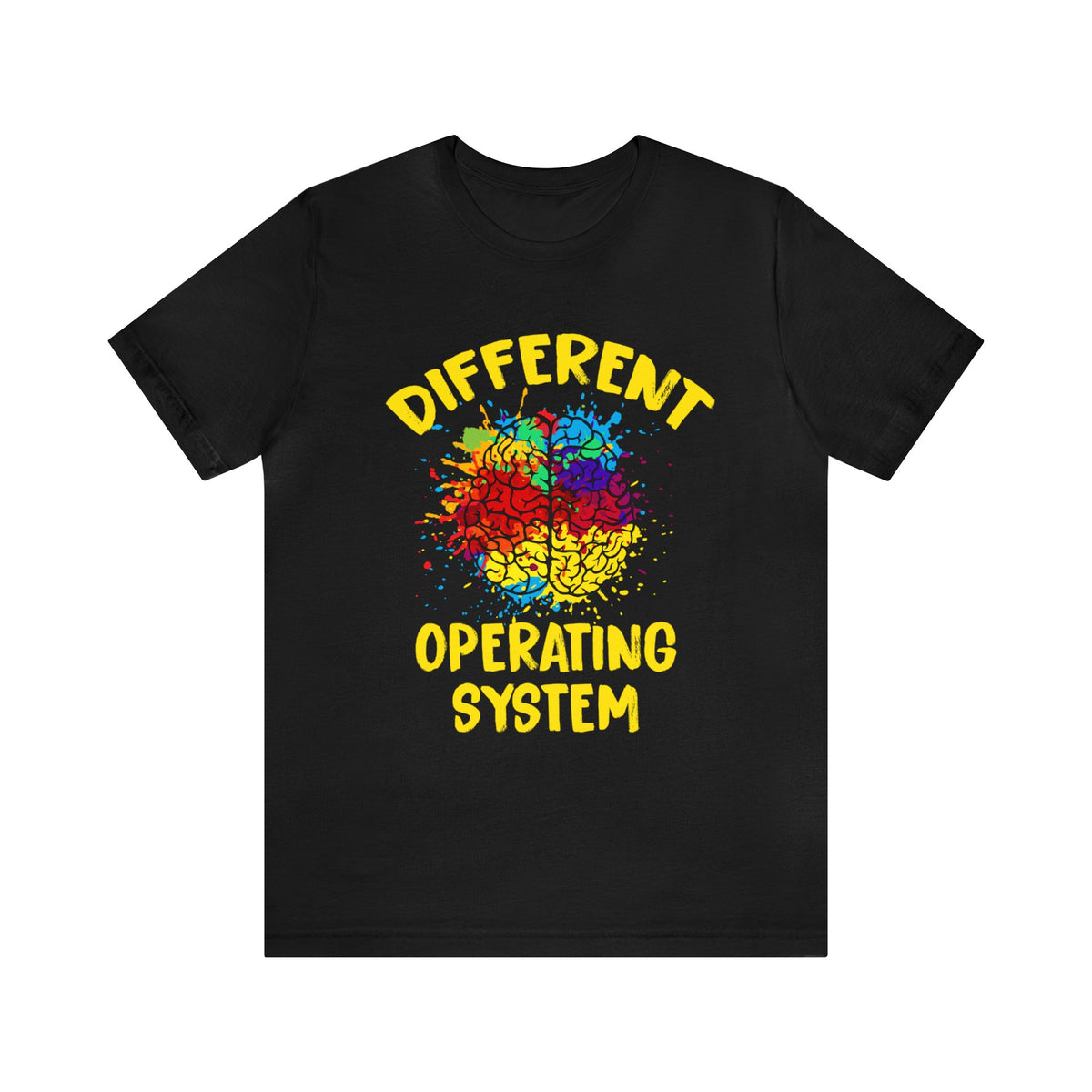 Different Operating System Autism Shirt | Autism Awareness Gift | Unisex Jersey T-shirt