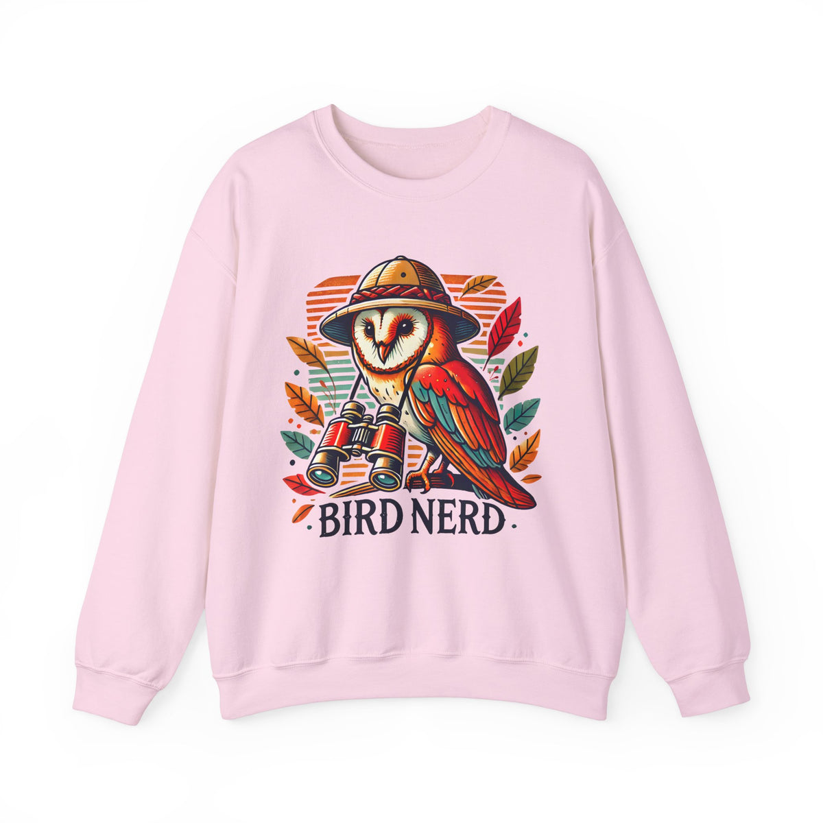 Funny Bird Nerd Owl Shirt | Bird Watcher Sweatshirt | Bird Watching Gift | Ornithology Shirt | Cute Owl Gift | Unisex Crewneck Sweatshirt