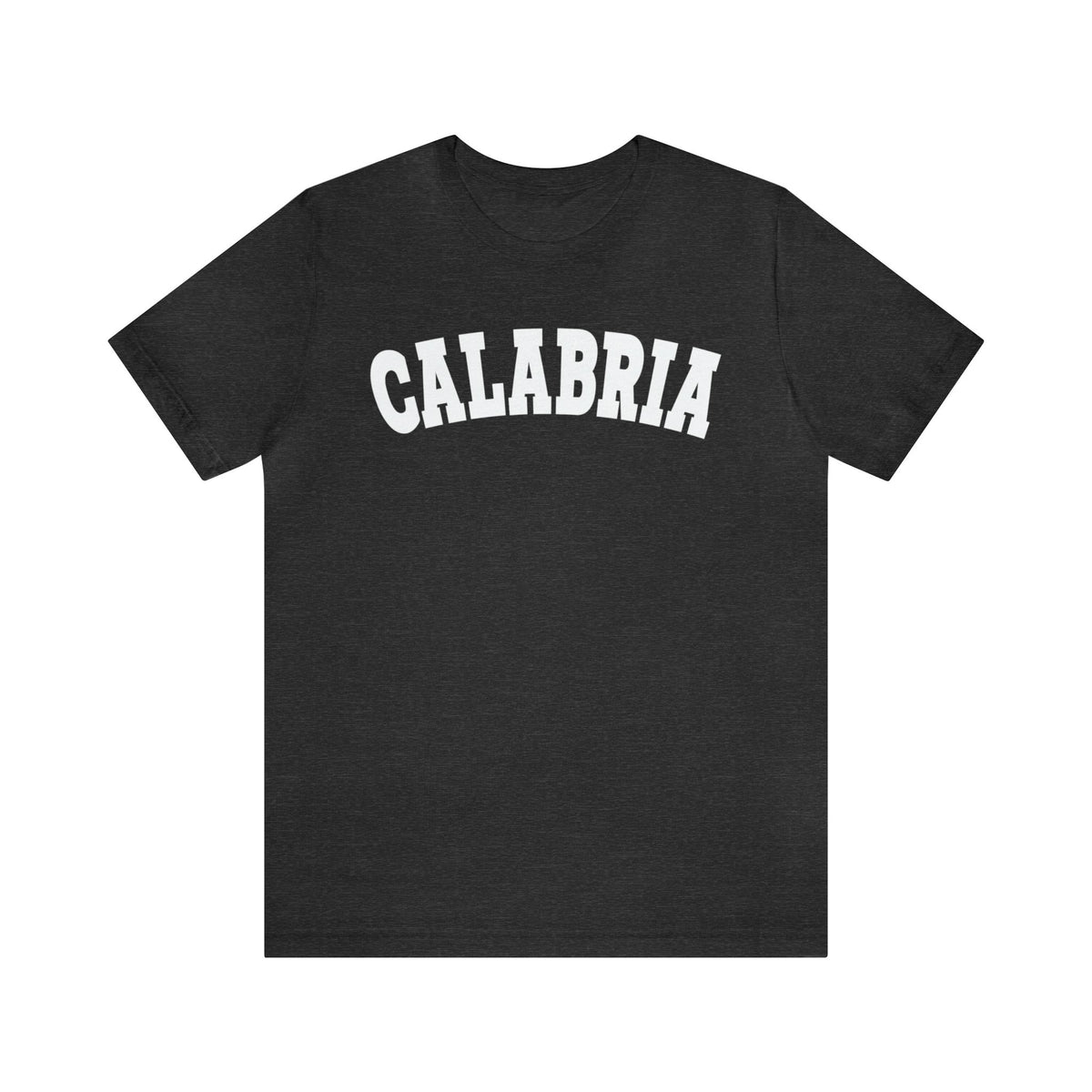 Calabria College Style Italian Shirt | Calabria Italy Italian Gift | Unisex Jersey T-shirt