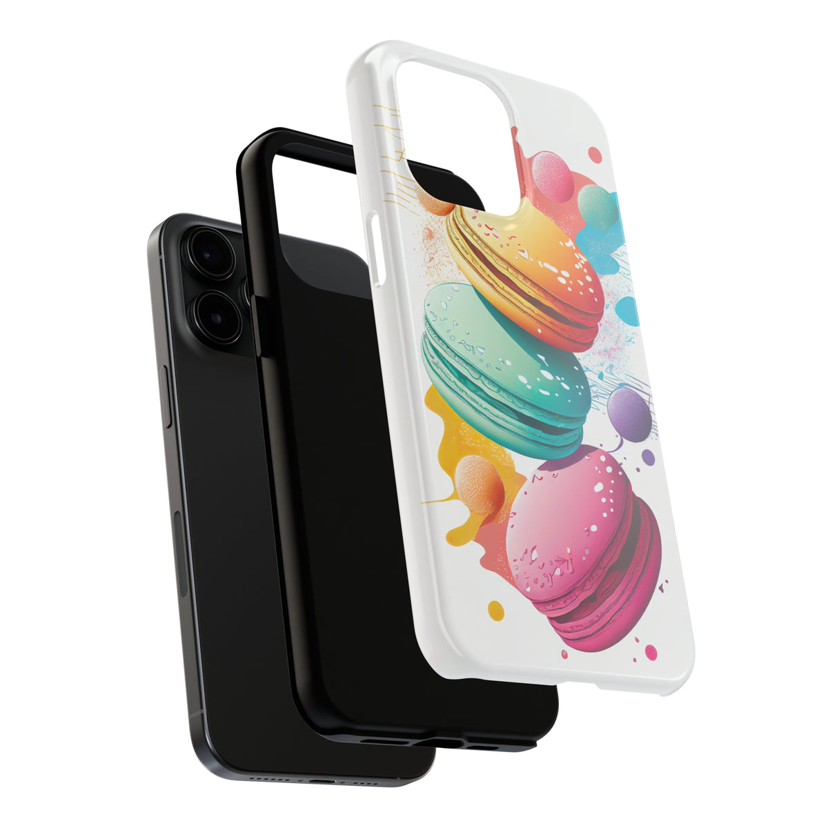 French Macaron Cookie iPhone 15 Pro Max Case | iPhone 15 14 13 12 11 Phone Case | Baking Gift | Aesthetic Phone Case | Tough Phone Case