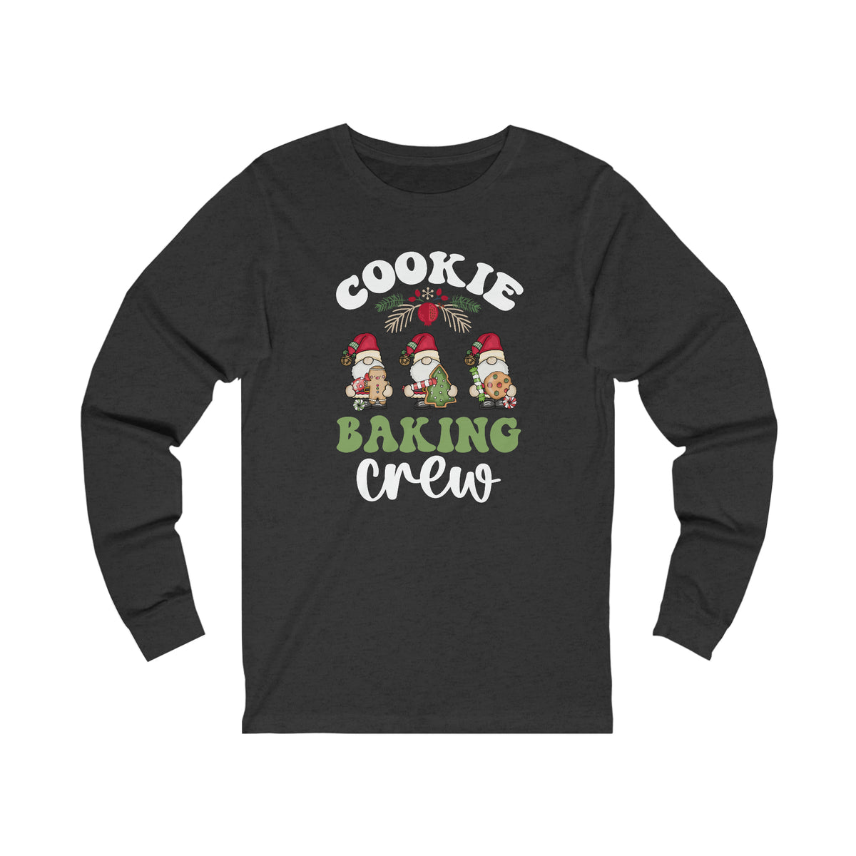 Cookie Baking Crew | Christmas Cookie Shirt | Baking Gift | Unisex Jersey Long Sleeve T-shirt