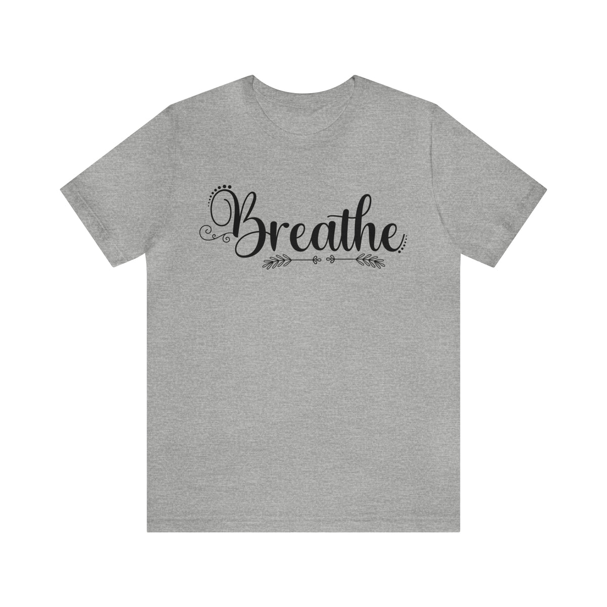 Breathe Yoga Lover Meditation Shirt | Yoga Meditation Gift | Unisex Jersey T-shirt