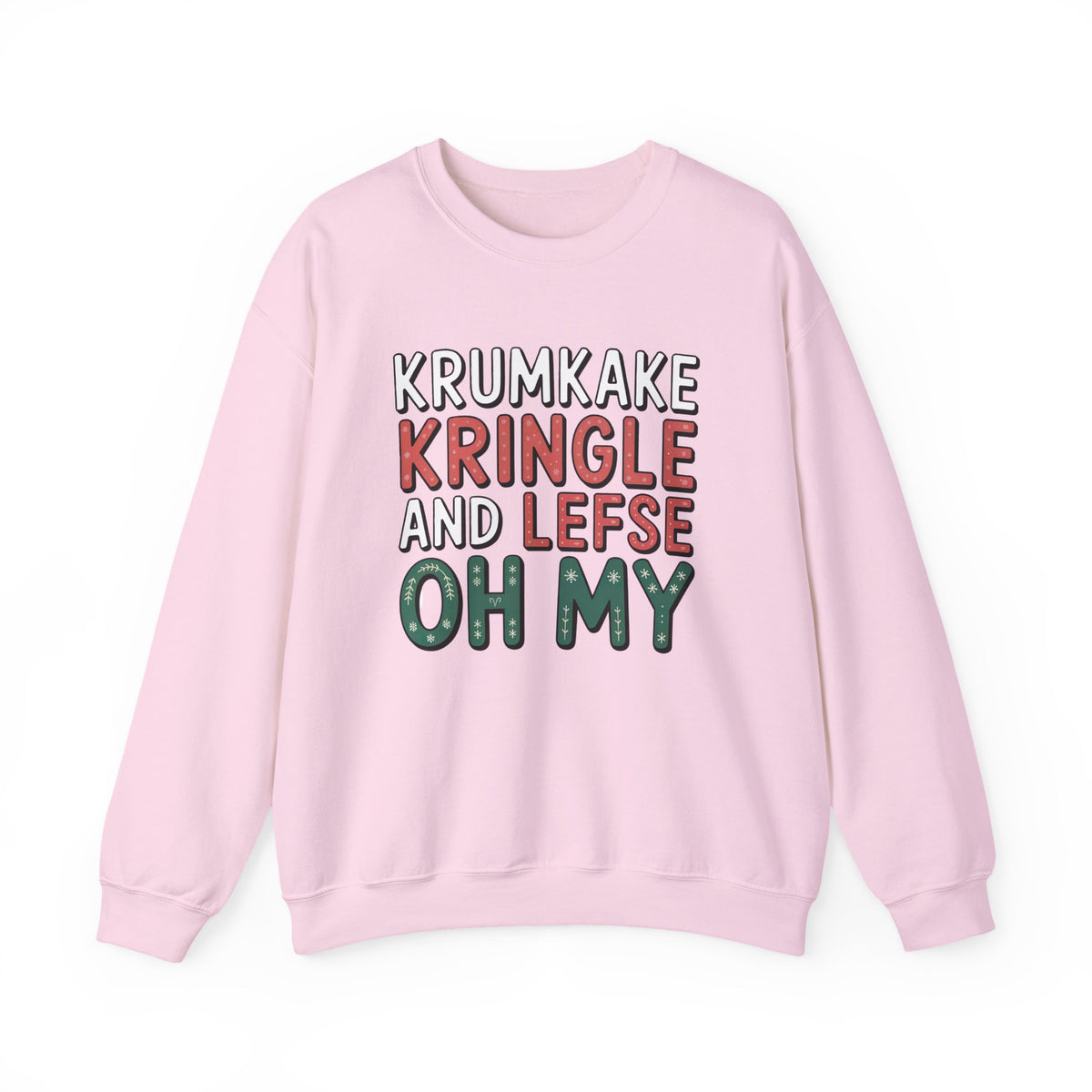 Krumkake Kringle Lefse Minnesota Shirt | Nordic Christmas Baking Shirt | Unisex Crewneck Sweatshirt