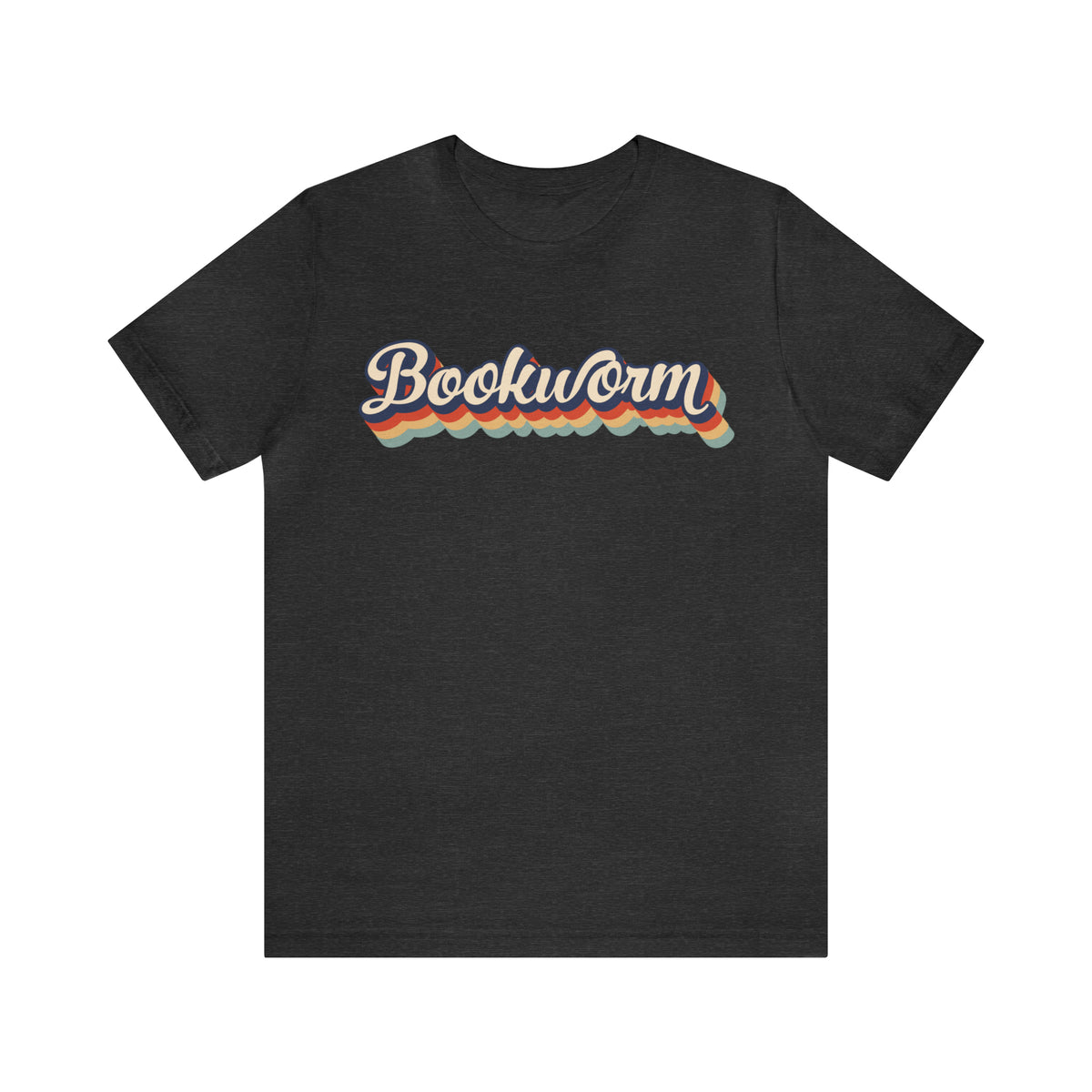 Retro Bookworm Book Lover Shirt | Bookish Gift | Unisex Jersey T-shirt