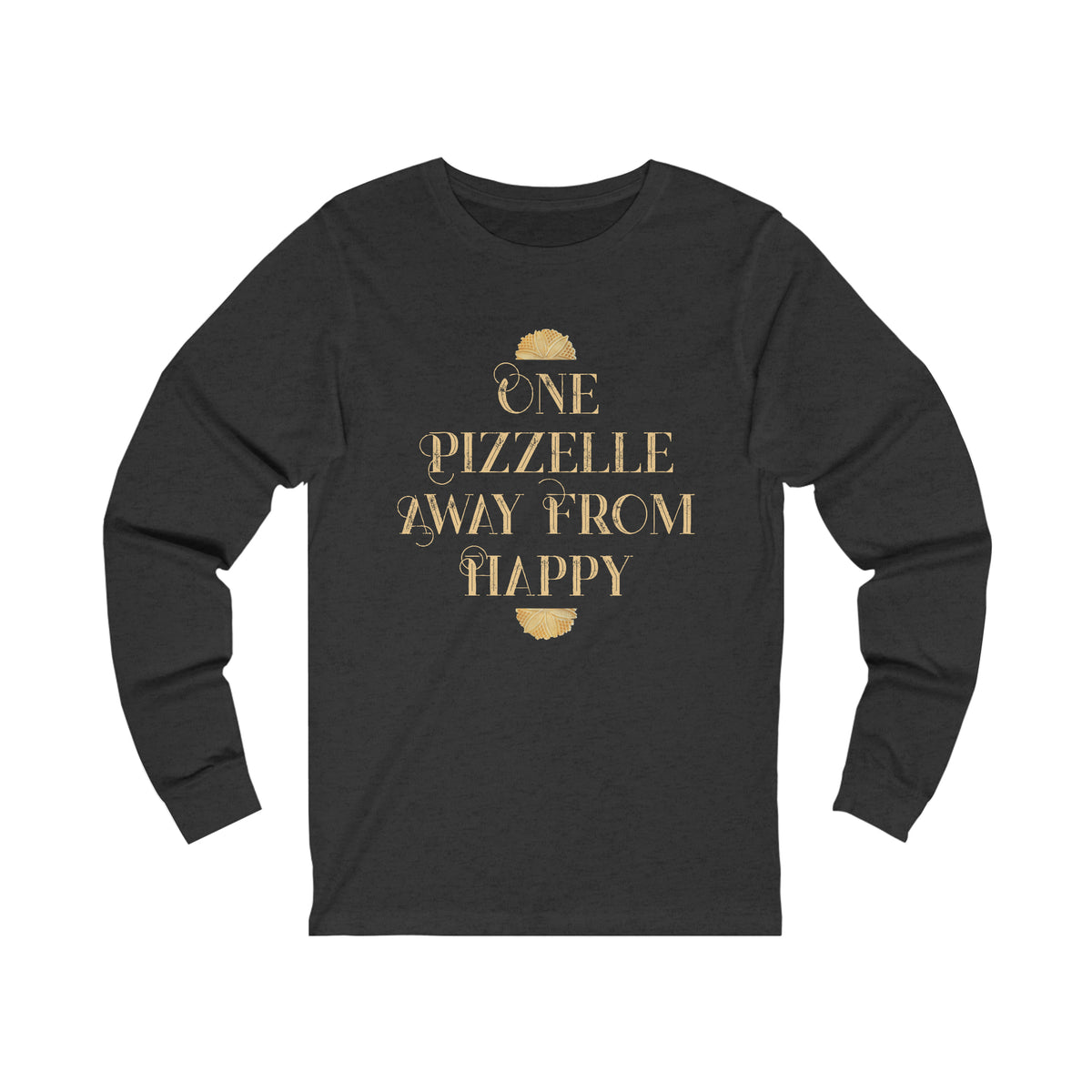 Italian Pizzelle Holiday Cookies Shirt | Foodie Baking Gift | Unisex Jersey Long Sleeve Tee