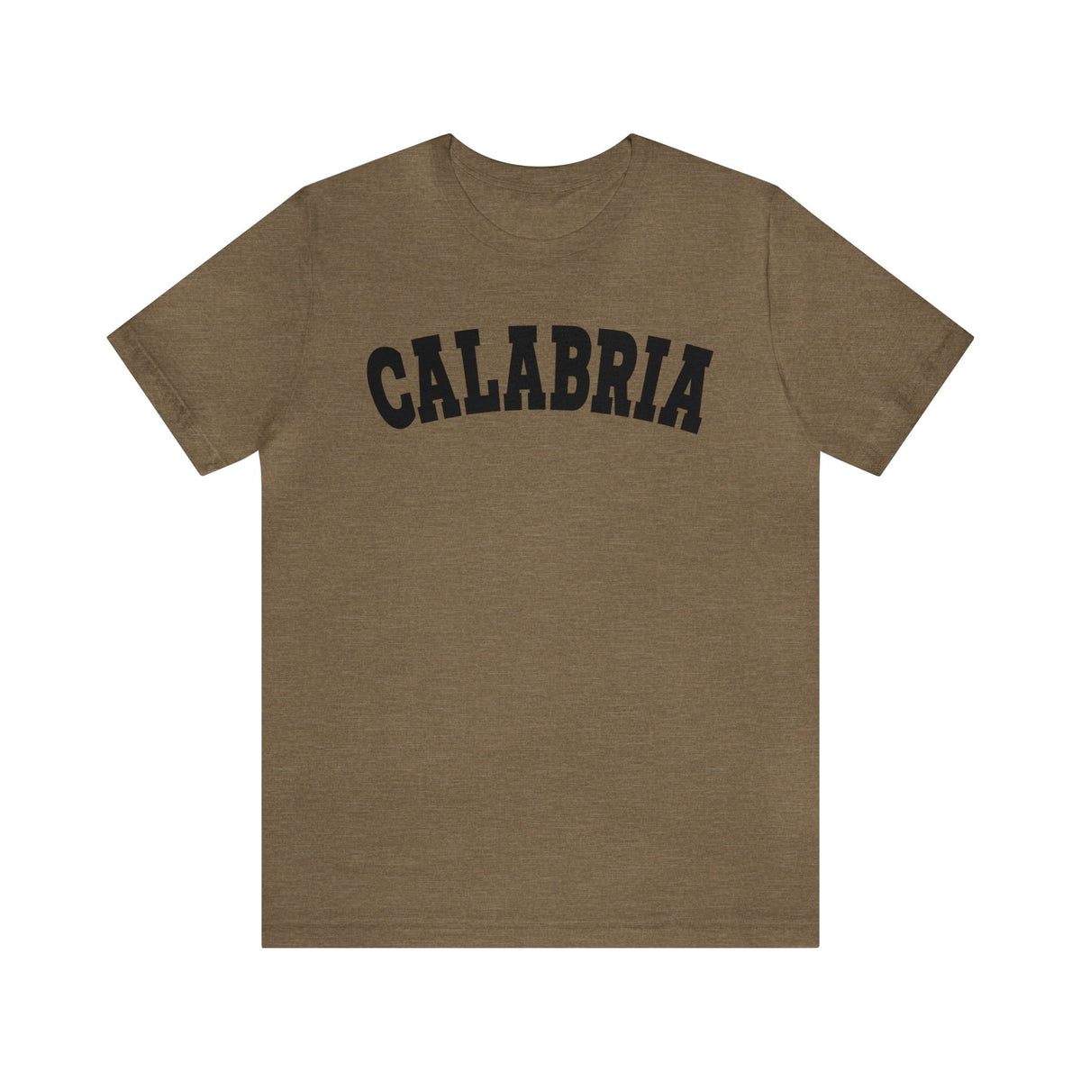 Calabria College Style Italian Shirt | Calabria Italy Italian Gift | Unisex Jersey T-shirt