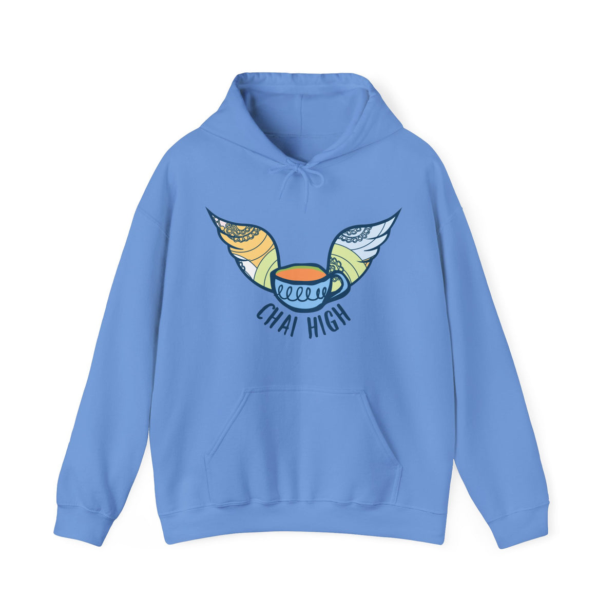 Chai High Tea Time Aesthetic Shirt | Chai Tea Lover Gifts | Unisex Heavy Blend™ Hooded Sweatshirt