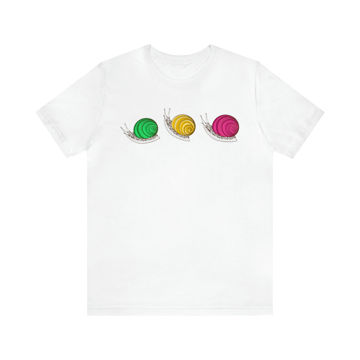 Cute Snail Lover Nature Shirt | Nature Lover Gift | Unisex Jersey Short Sleeve Tee