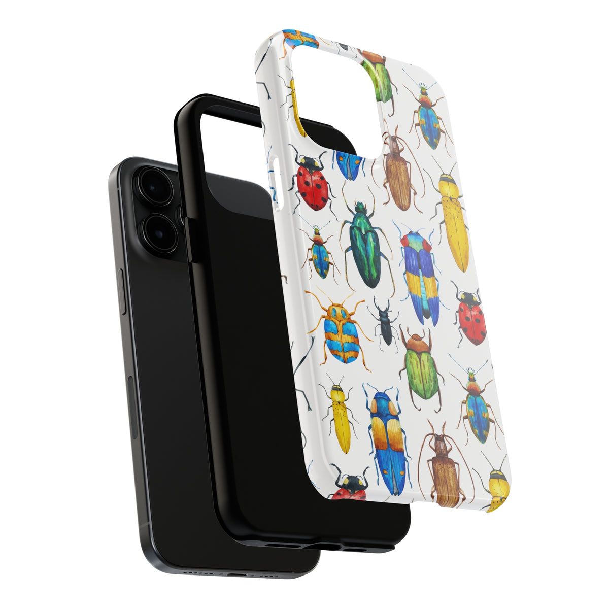Insects Bug Art iPhone 15 14 13 12 11 X Case (all models) | Bug Lover Gift | Tough Phone Case