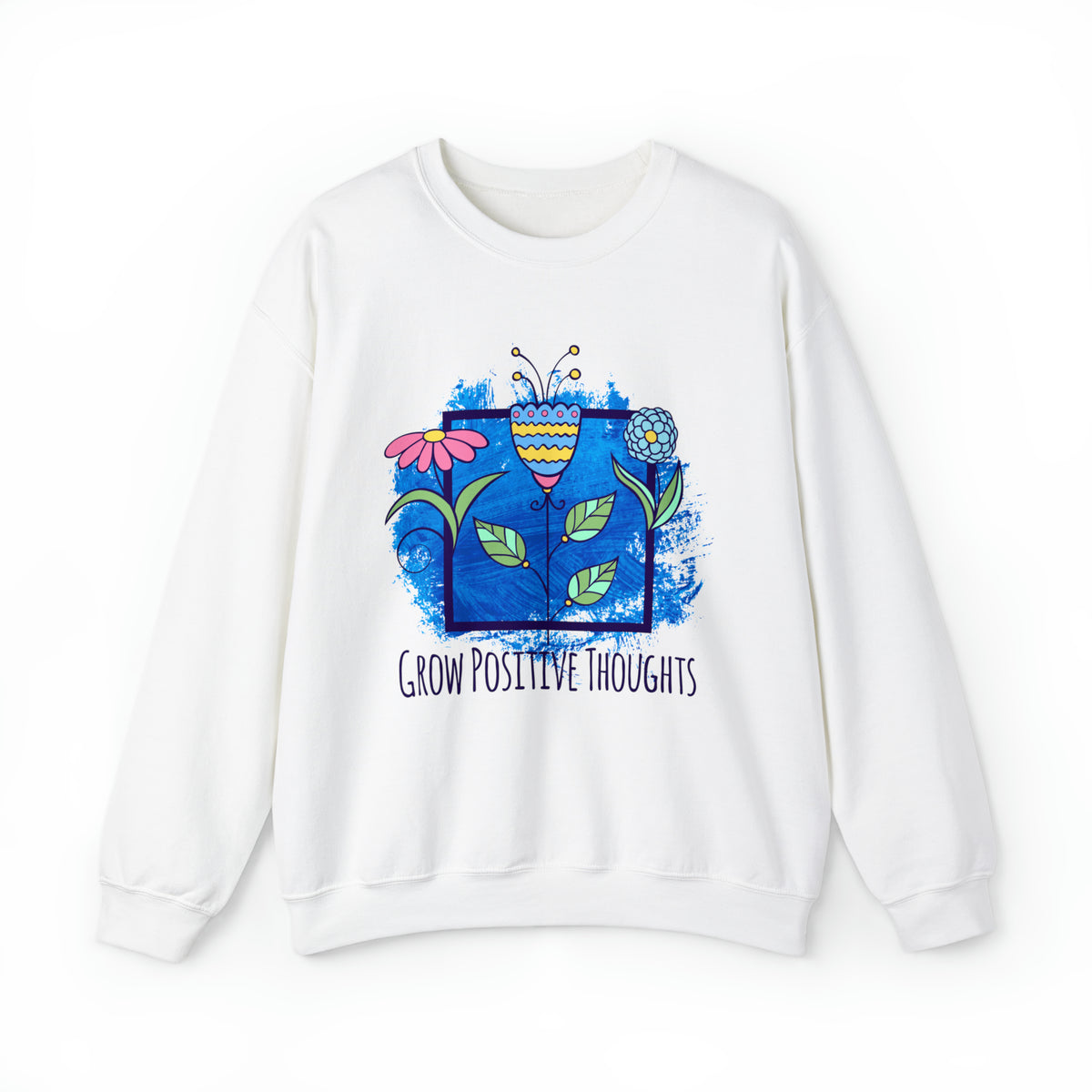 Positive Thoughts School Psychologist Shirt | Mindfulness Psychology Gift | Unisex Crewneck Sweatshirt