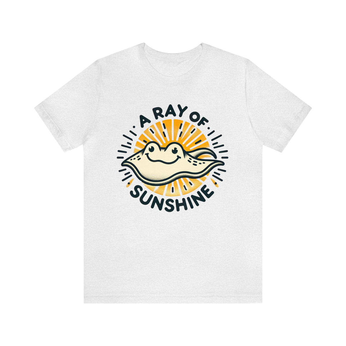 A Ray of Sunshine Cute Stingray Shirt | Surfer Shirt | Ocean Lover Gift  Unisex Jersey T-shirt