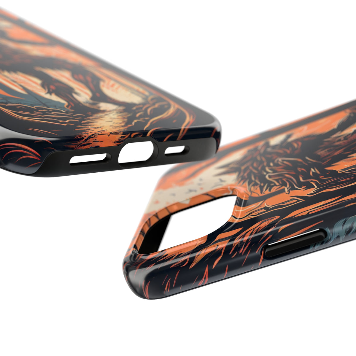 Werewolf Wolf iPhone Case | iPhone 15 14 13 12 11 Phone Case  | Spooky Halloween Gift | Lycanthropy Gift | Tough Impact-resistant Phone Case