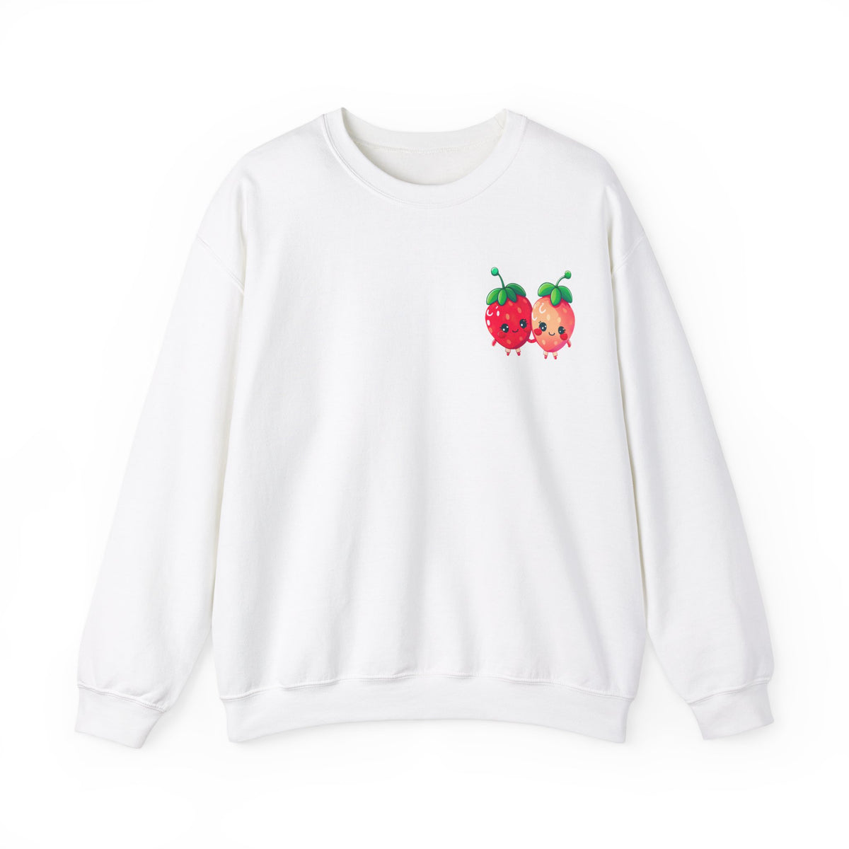 Cute Strawberry Shirt | Strawberry Crewneck Sweatshirt | Aesthetic Fruit Shirt | Kawaii Shirt  | Unisex Crewneck Sweatshirt