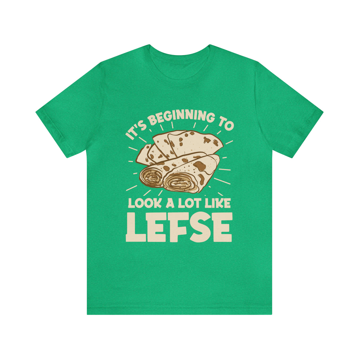 Norwegian Lefse Funny Holiday Baking Shirt | Nordic Baker Gift| | Ultra Soft Unisex Jersey T-shirt