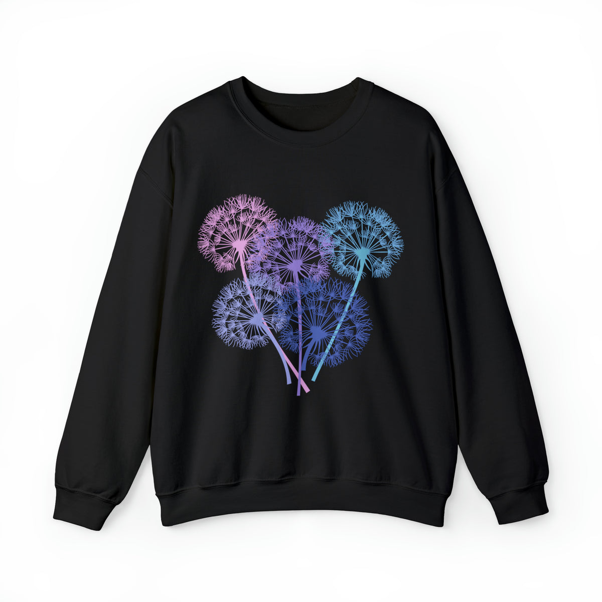 Dandelion Seeds Garden Aesthetic Shirt | Plant Lover Gift | Unisex Crewneck Sweatshirt