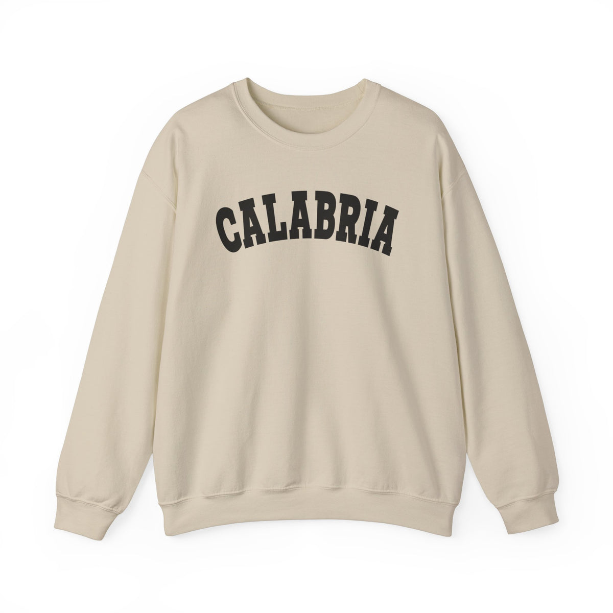 Calabria College Style Italian Shirt | Calabria Italy Italian Gift | Unisex Crewneck Sweatshirt