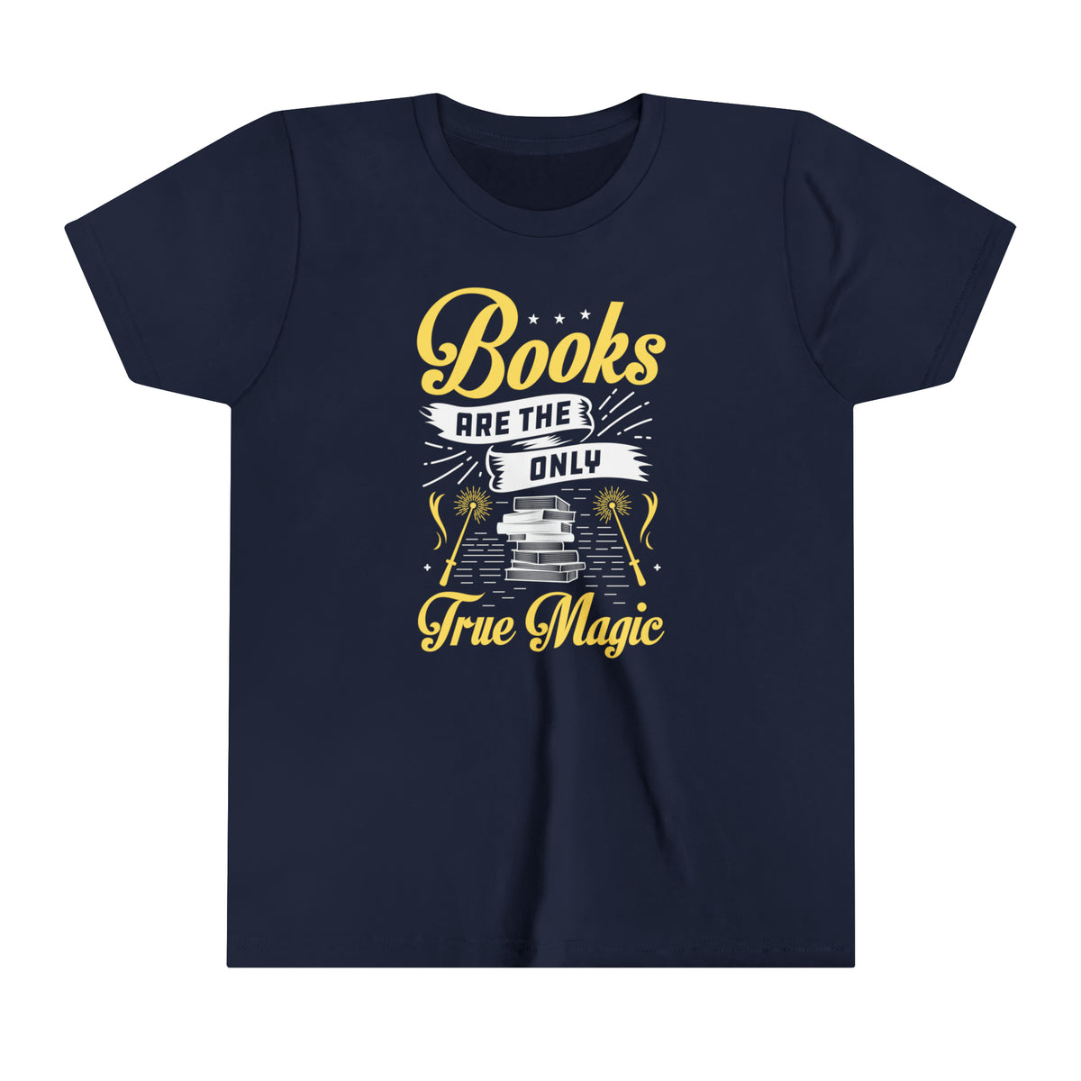Books Magic Bookworm Book Lover Shirt | Reader Gift | Youth Jersey T-shirt