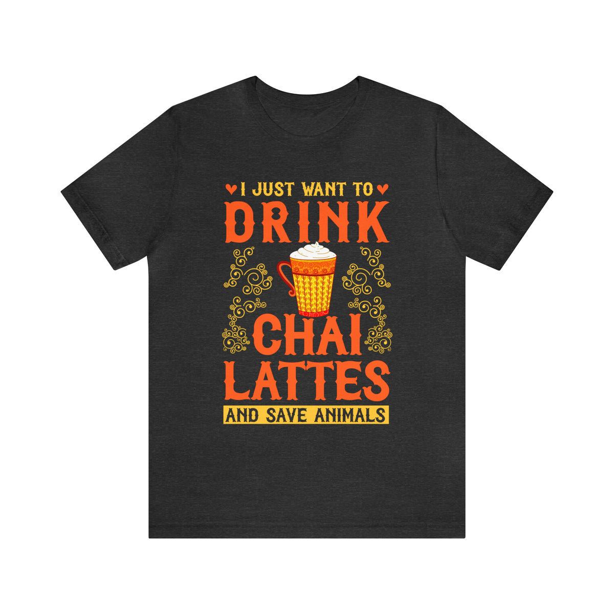Chai Latte Chai Tea Shirt | Artist Shirt | Crafter Artist Gift | Chai Lover Tea Gift for Her | Unisex Jersey T-shirt