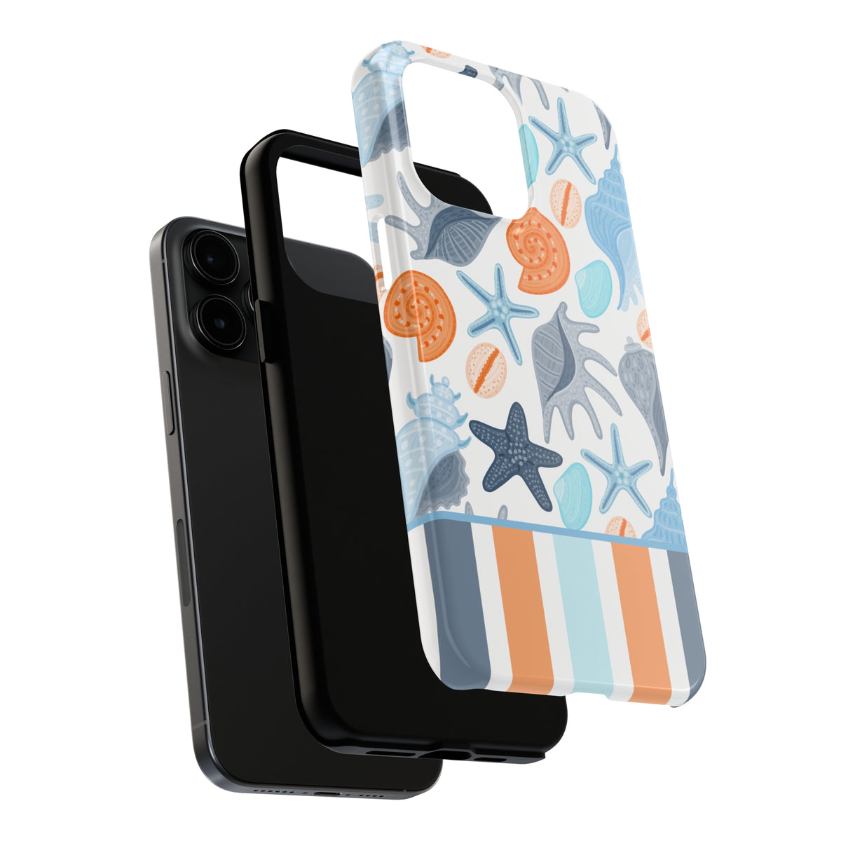 Seashells Beach bum iPhone 15 Case | iPhone 14 13 12 11 Phone Case | Beach Bum Gift | Tough Impact-resistant Phone Case