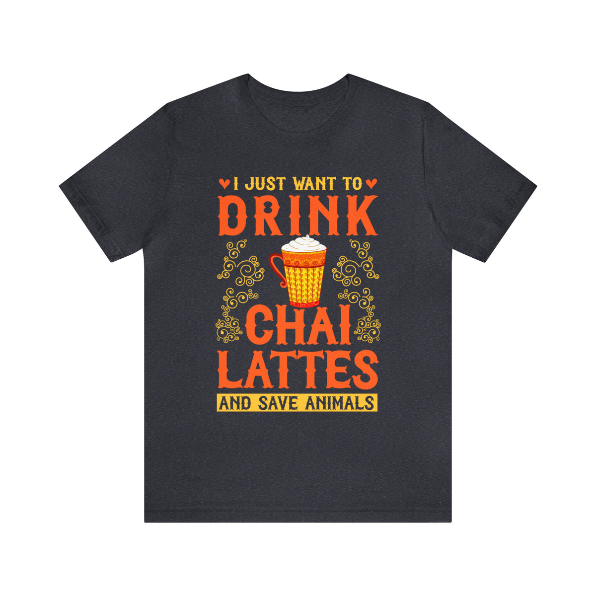 Chai Latte Chai Tea Shirt | Artist Shirt | Crafter Artist Gift | Chai Lover Tea Gift for Her | Unisex Jersey T-shirt
