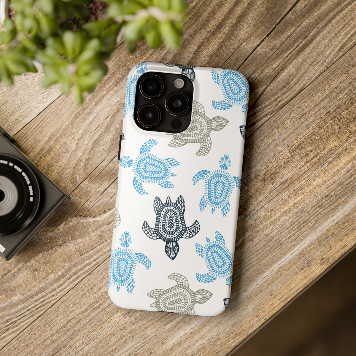 Sea Turtle Beach Bum iPhone Case | iPhone 15 14 13 12 11 Phone Case