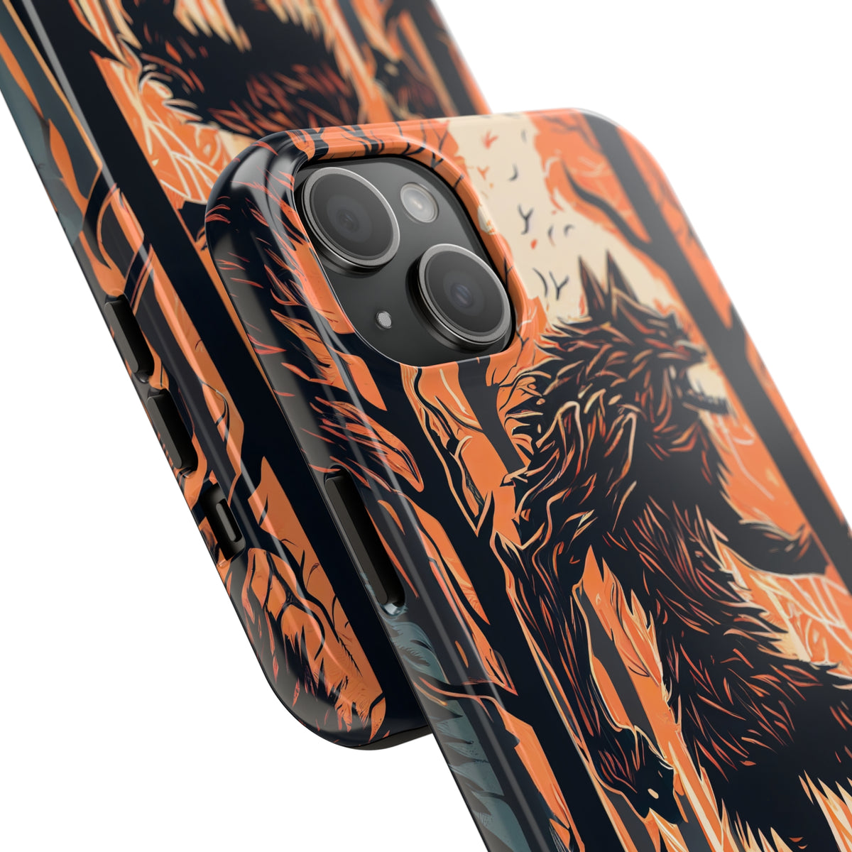 Werewolf Wolf iPhone Case | iPhone 15 14 13 12 11 Phone Case  | Spooky Halloween Gift | Lycanthropy Gift | Tough Impact-resistant Phone Case