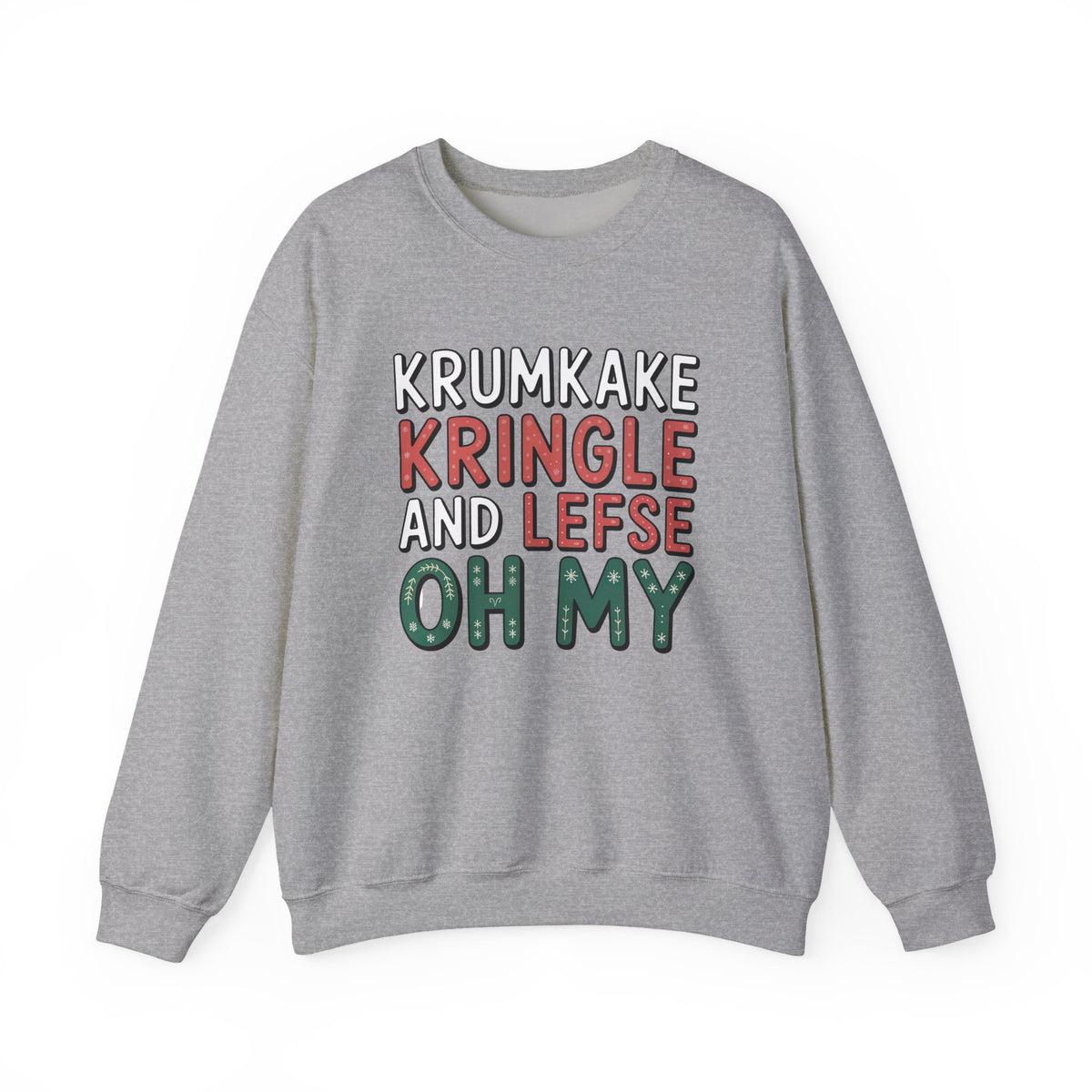 Krumkake Kringle Lefse Minnesota Shirt | Nordic Christmas Baking Shirt | Unisex Crewneck Sweatshirt