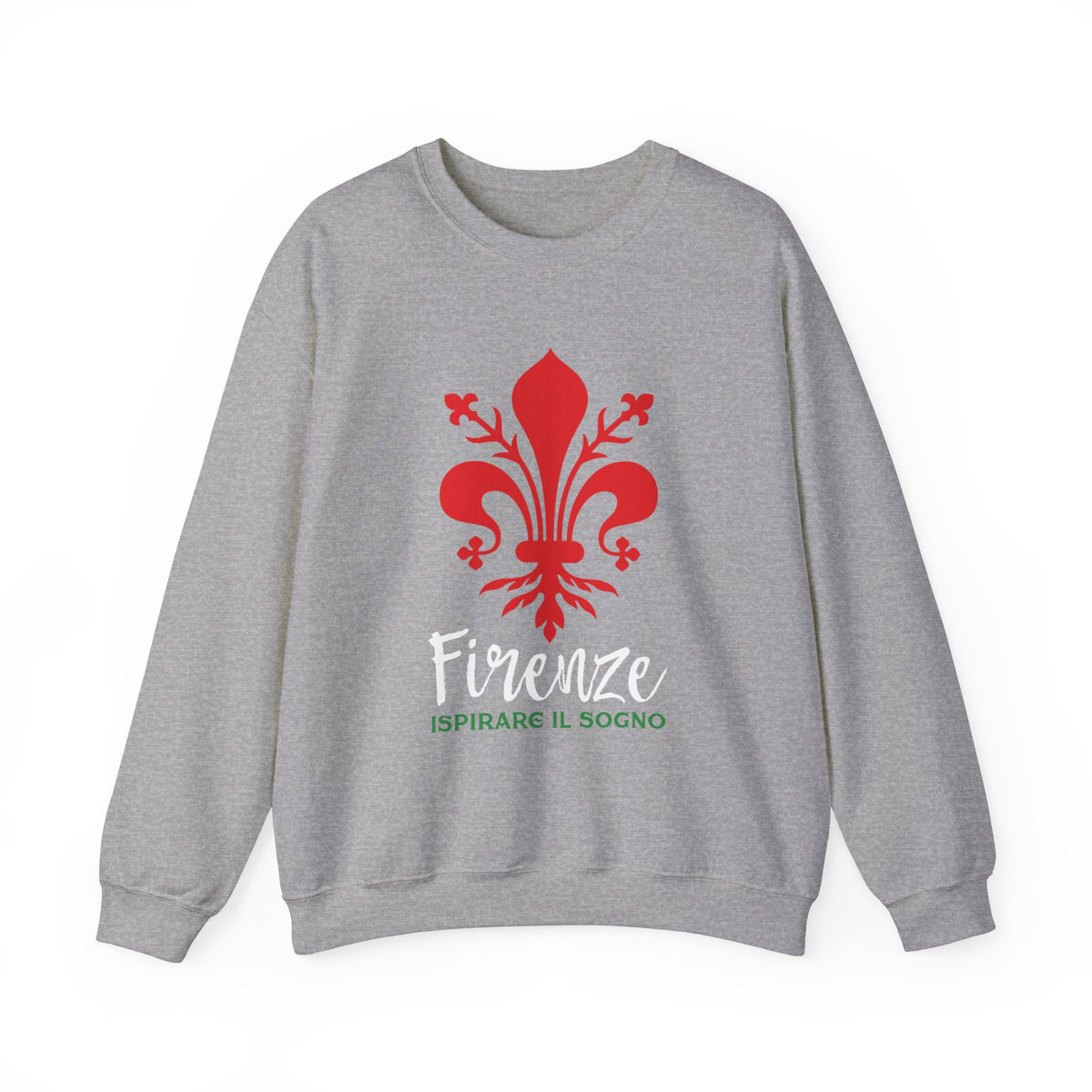 Florence Italy Fleur de Lis Sweatshirt | Italy Lover Italian Gift | Unisex Crewneck Sweatshirt