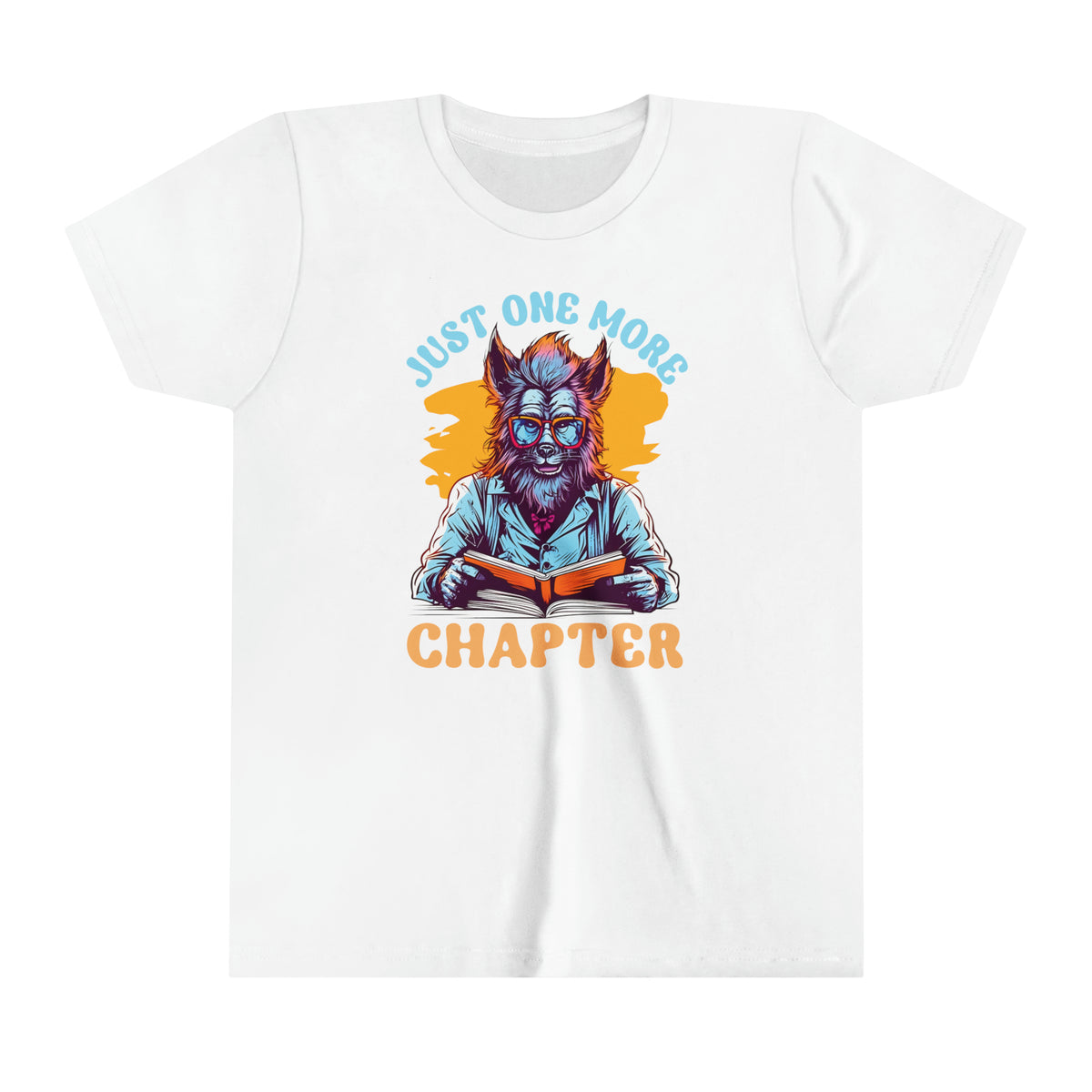 Just One More Chapter Werewolf Shirt | Halloween Book Shirt | Book Lover shirt | Book Lover Gift | Youth Jersey T-shirt