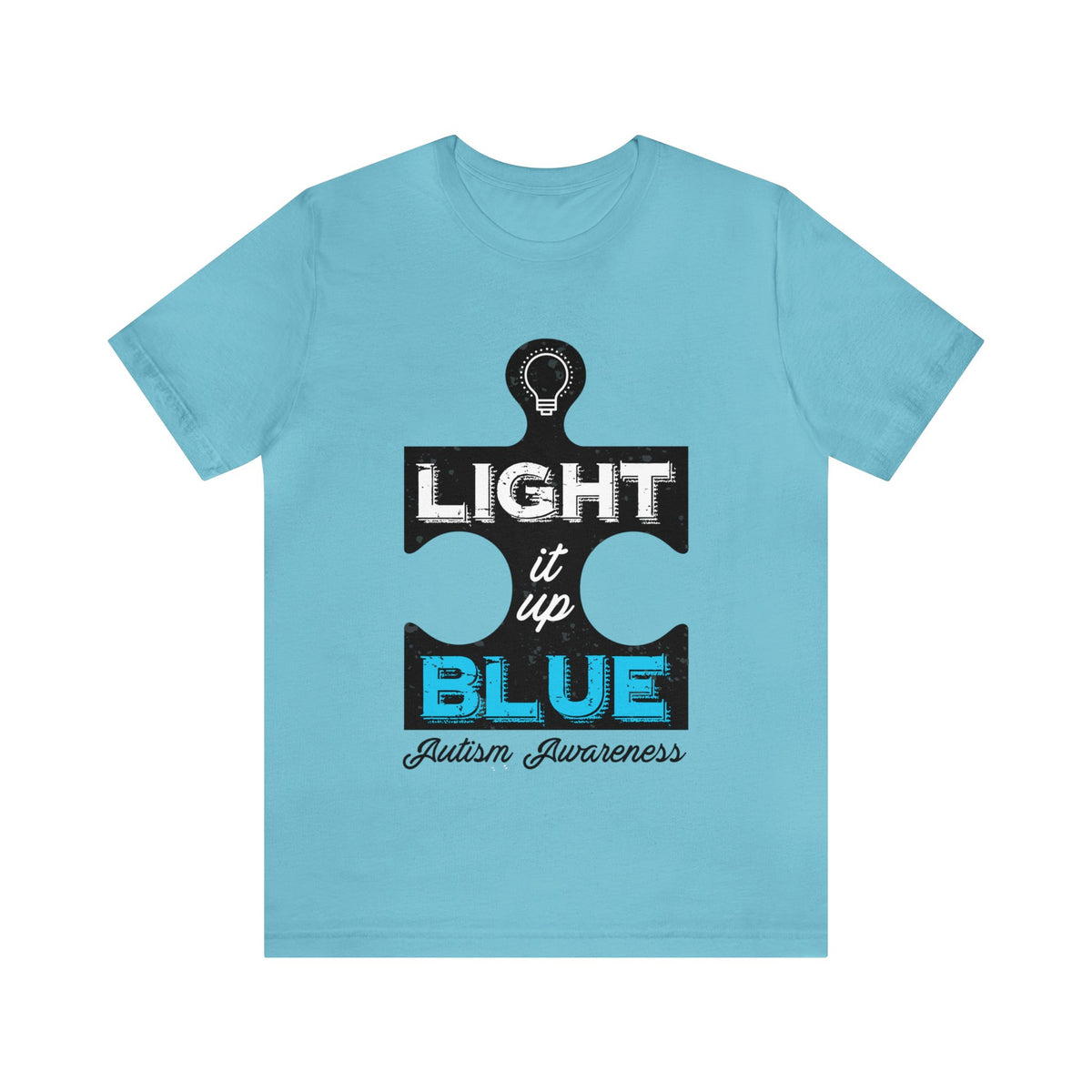 Light It Up Blue Autism Awareness Shirt | Autism Awareness Gift | Unisex Jersey T-shirt