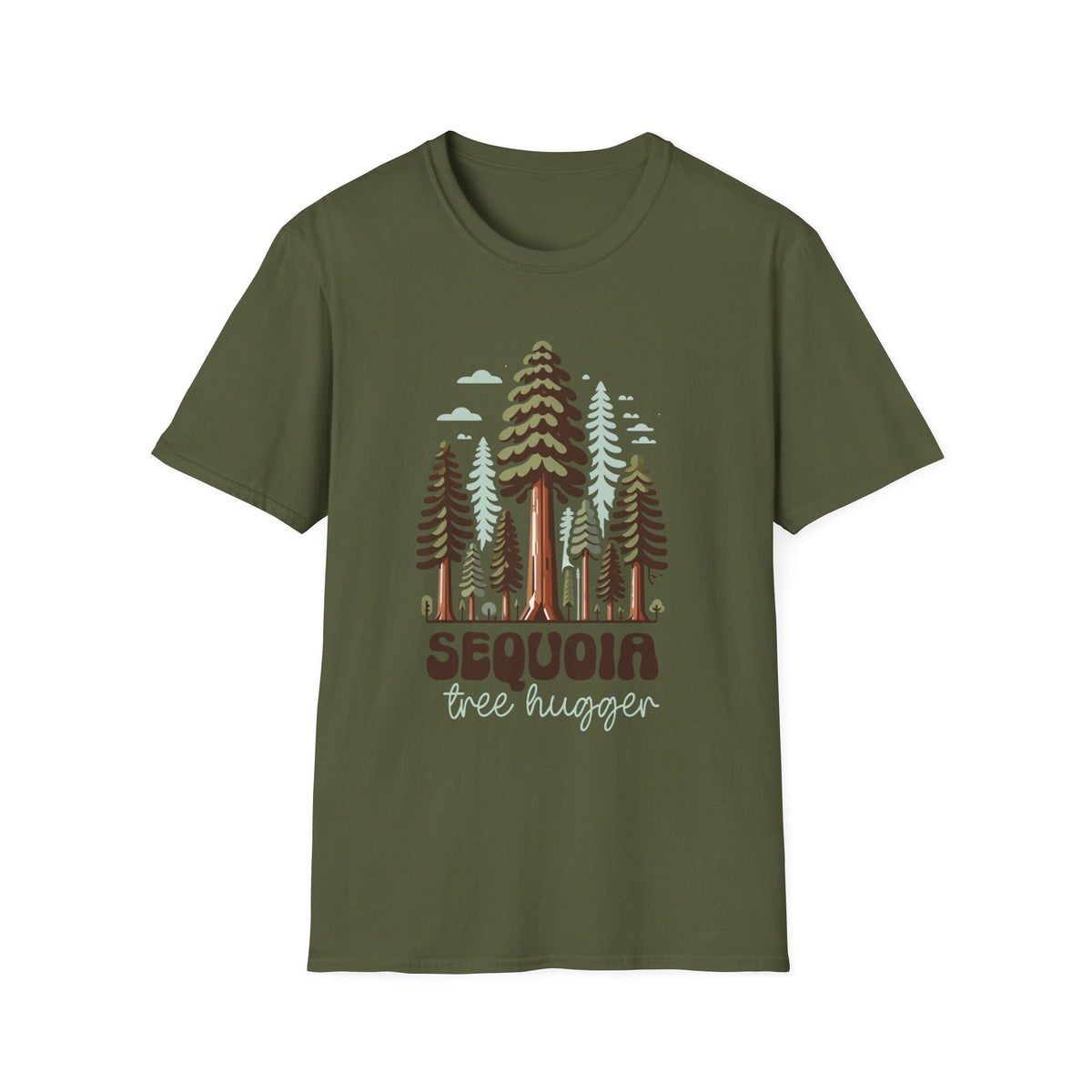 Sequoia National Park Shirt | Sequoia Tree Hugger Shirt | Camping Shirt | Nature Lover Gift | Unisex Soft Style T-shirt