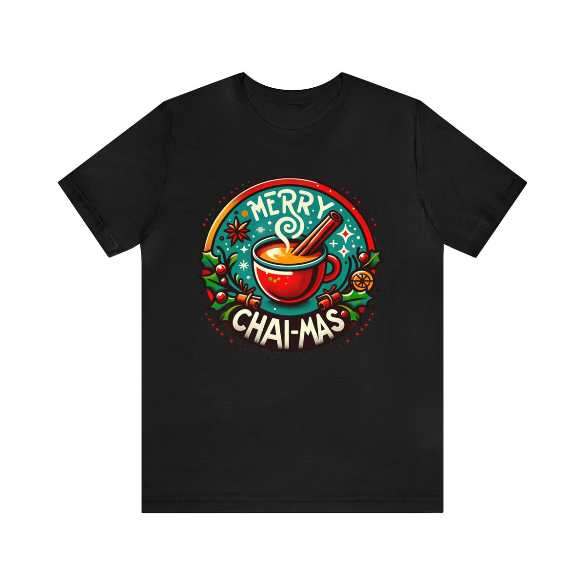 Merry Chai-mas Chai Lover Christmas Shirt | Chai Tea Gift | Christmas Chai | Unisex Jersey T-shirt