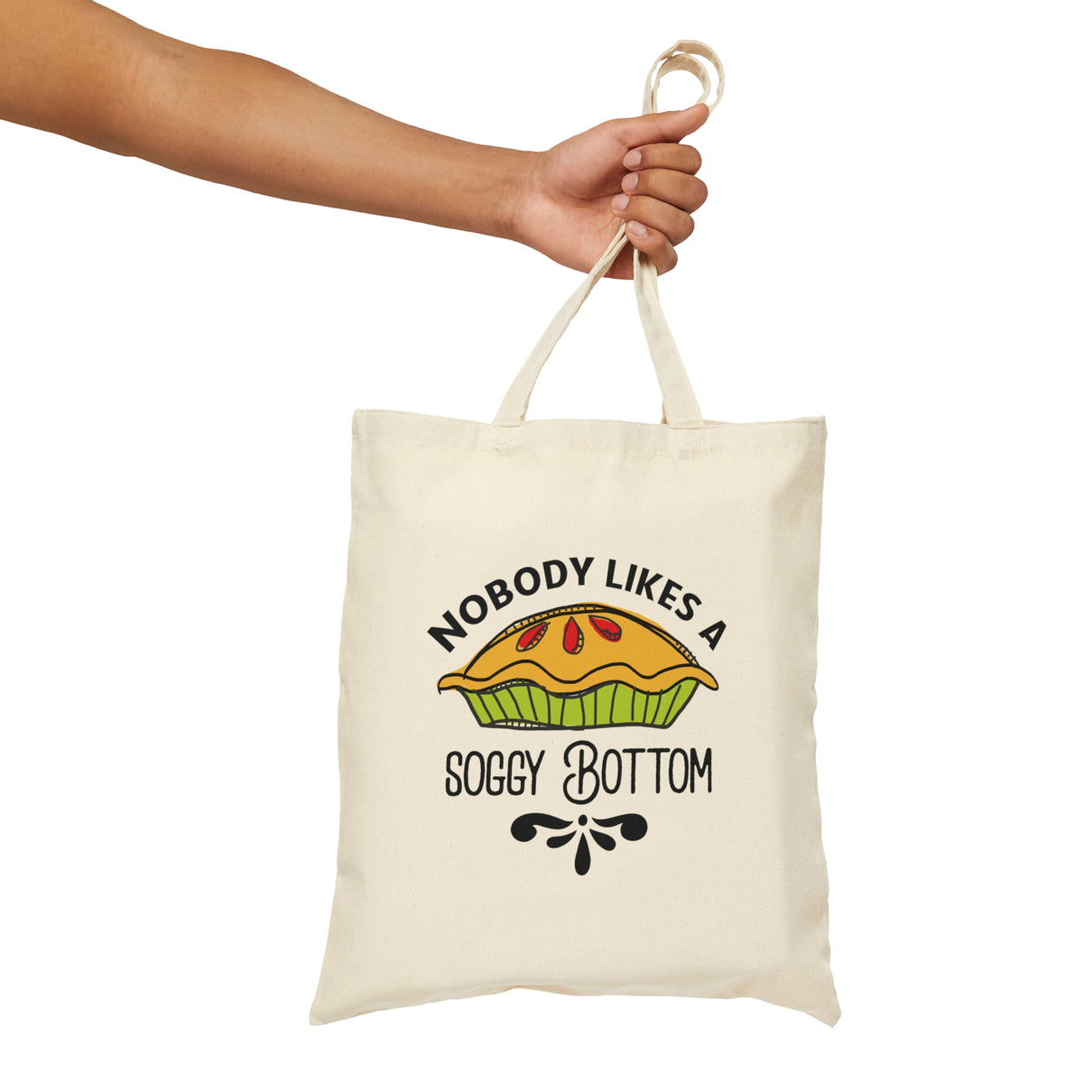 Soggy Bottom British Baking Tote Bag | Baker Gifts | Canvas Tote Bag