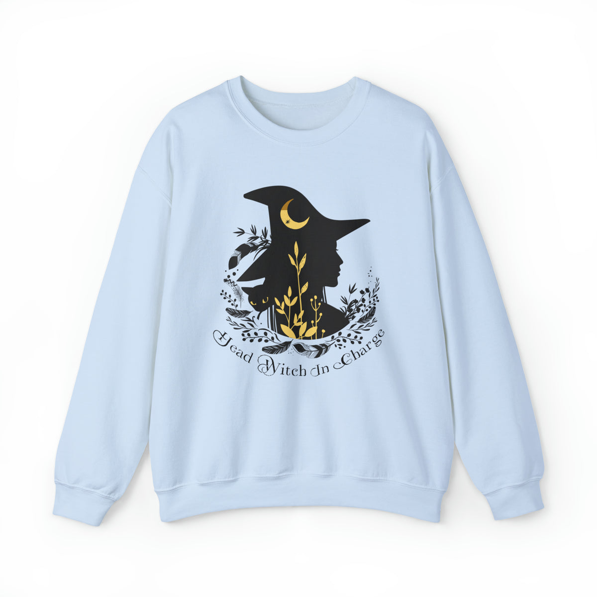 Head Witch In Charge Halloween Witch Shirt | Halloween Gift | Unisex Crewneck Sweatshirt