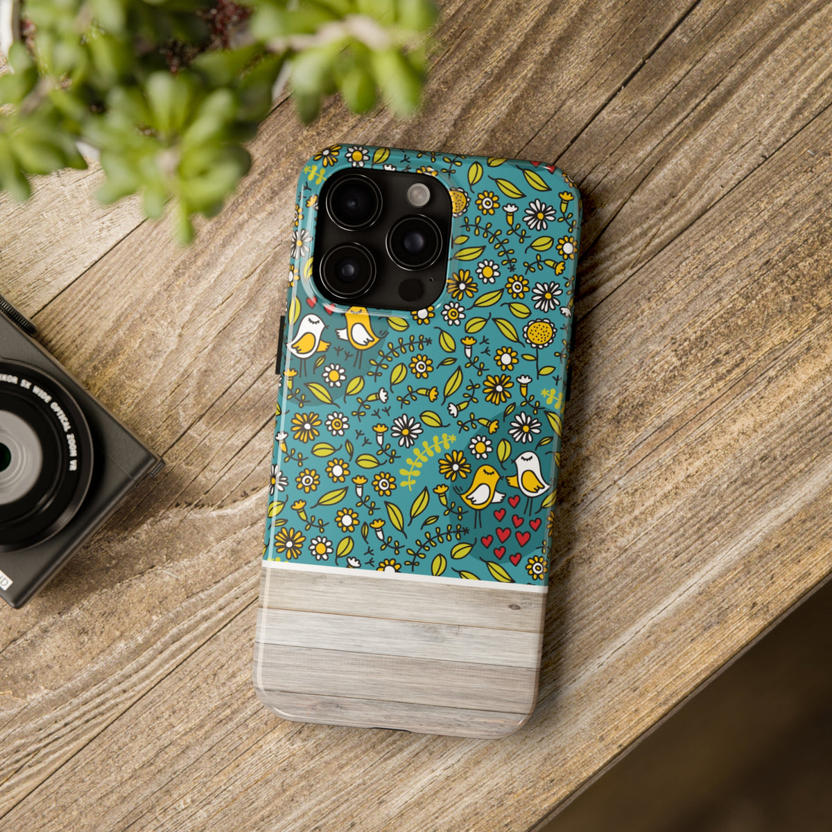 Vintage Floral Print iPhone 15Case | iPhone 11 12 13 14 15 