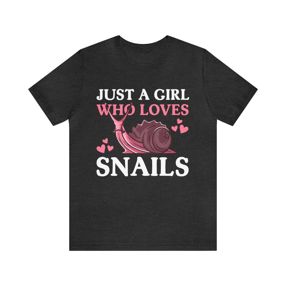 Just a Girl Who Loves Snails Nature Shirt | Snail Lover Shirt | Unisex Jersey T-shirt