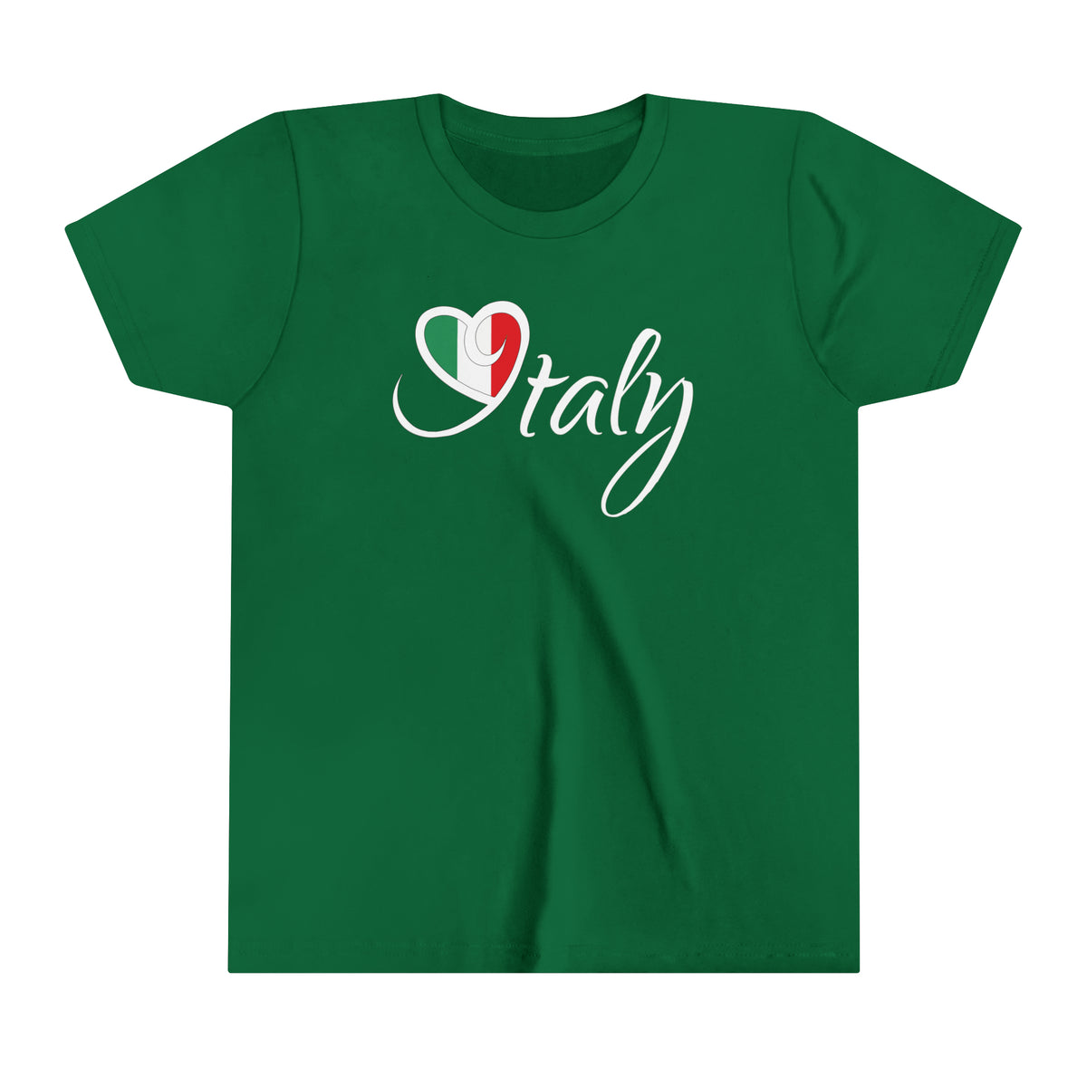 I Love Italy Travel Lover Wanderlust Shirt | Wanderlust Italian Travel Gift | Youth jersey t-shirt