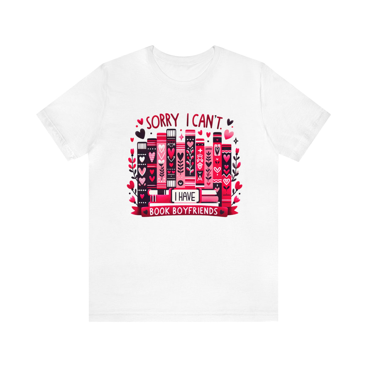 Book Boyfriend Valentines Day Shirt | Book Lover Shirt | Book Lover Valentine Gift For He | Unisex Jersey T-shirt
