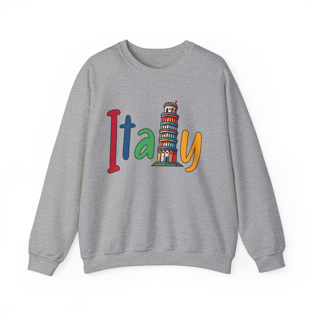 Cute Italy Trip shirt | Italy Vacation Shirt | World Traveler Italian Gift | Leaning Tower of Pisa | Unisex Crewneck Sweatshirt