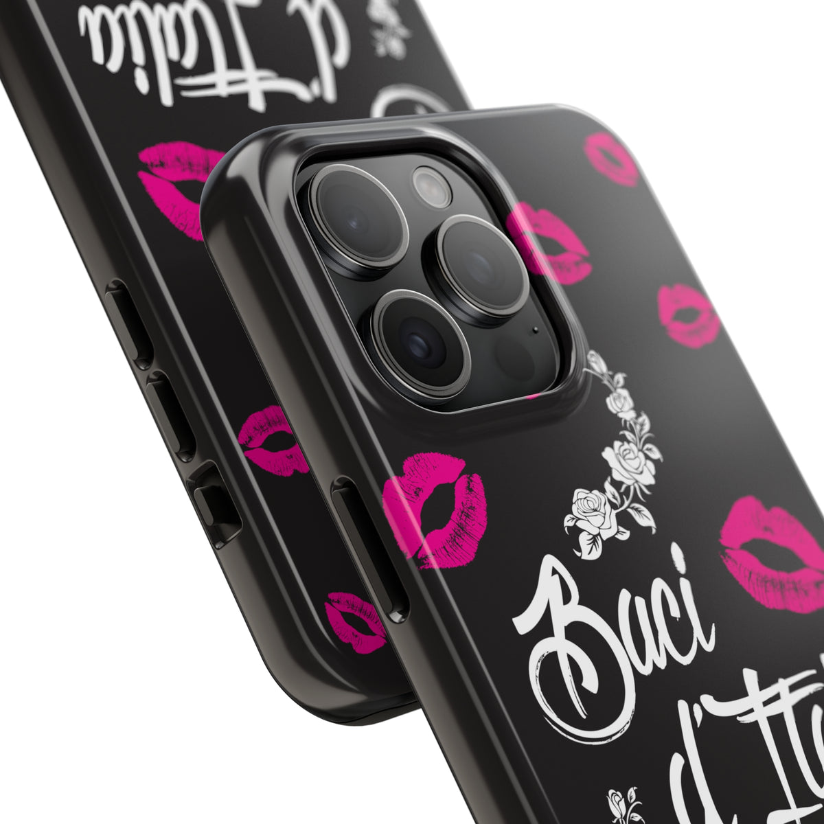 Lipstick Kisses of Italy iPhone 15 Phone Case | iPhone 11 12 13 14 15 Case (all models) | Italy Travel Lover Gift | Tough Phone Case