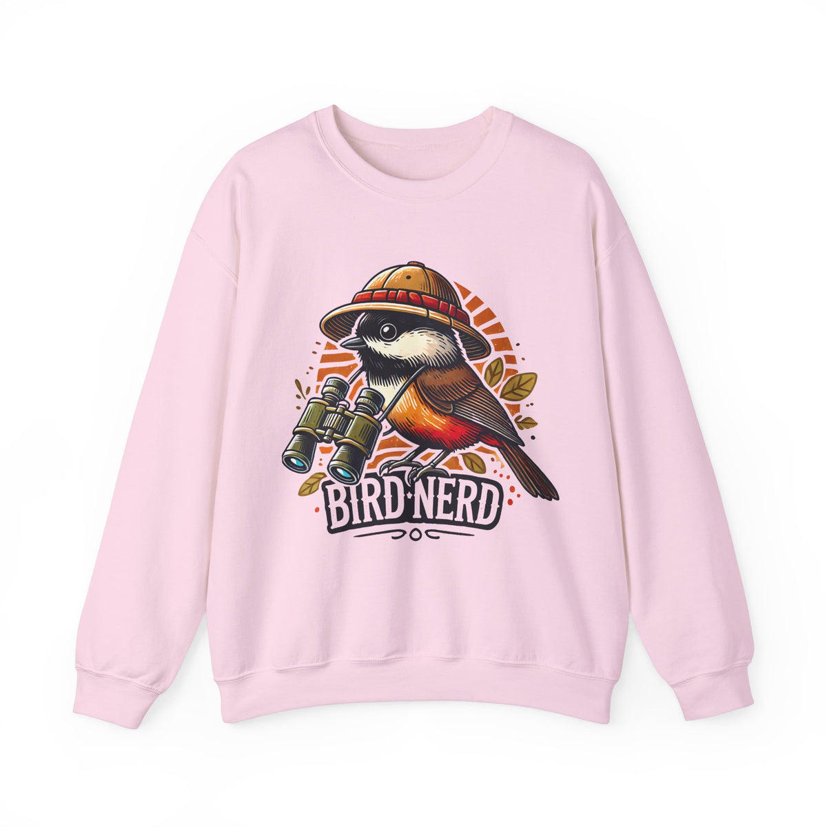 Funny Bird Nerd Robin Shirt | Bird Watcher Sweatshirt | Bird Watching Gift | Ornithology Shirt | Cute Bird Gift | Unisex Crewneck Sweatshirt