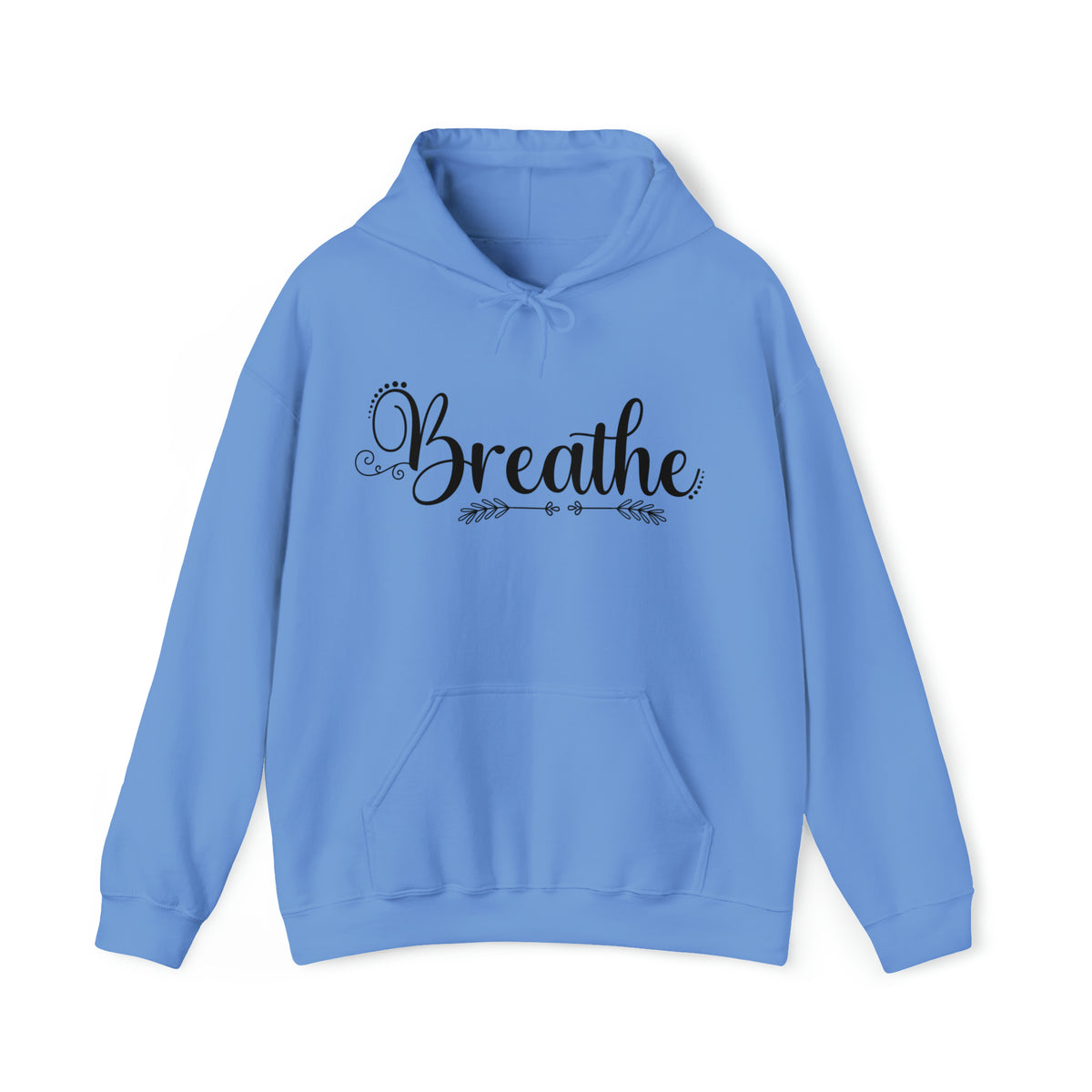 Breathe Yoga Lover Meditation Shirt | Yoga Meditation Gift | Unisex Hooded Sweatshirt