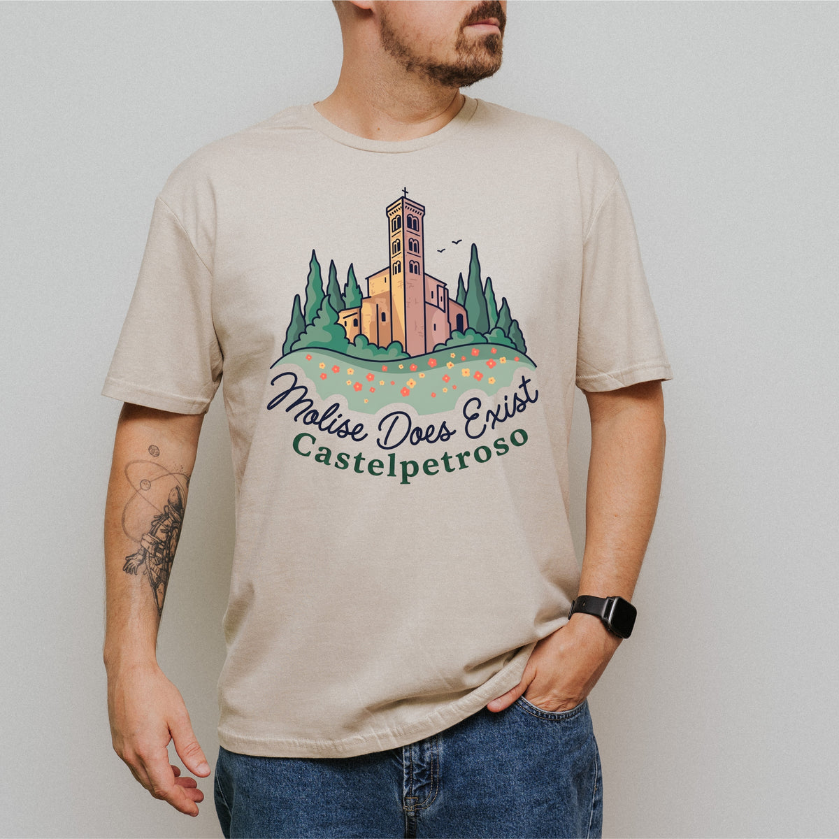 Molise Does Exist | Castelpetroso Italy Shirt | Italy Travel Lover Gift | Unisex Soft Style T-Shirt