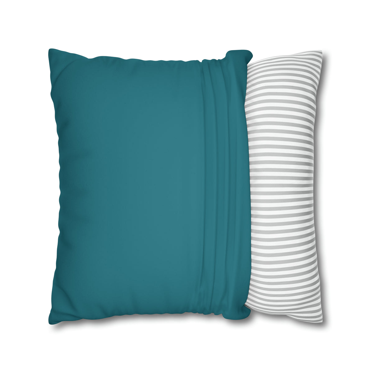 Teal Christmas Tree Throw Pillow Case | Christmas Pillow Home Decor | Faux Suede Decorative Throw Pillow Case